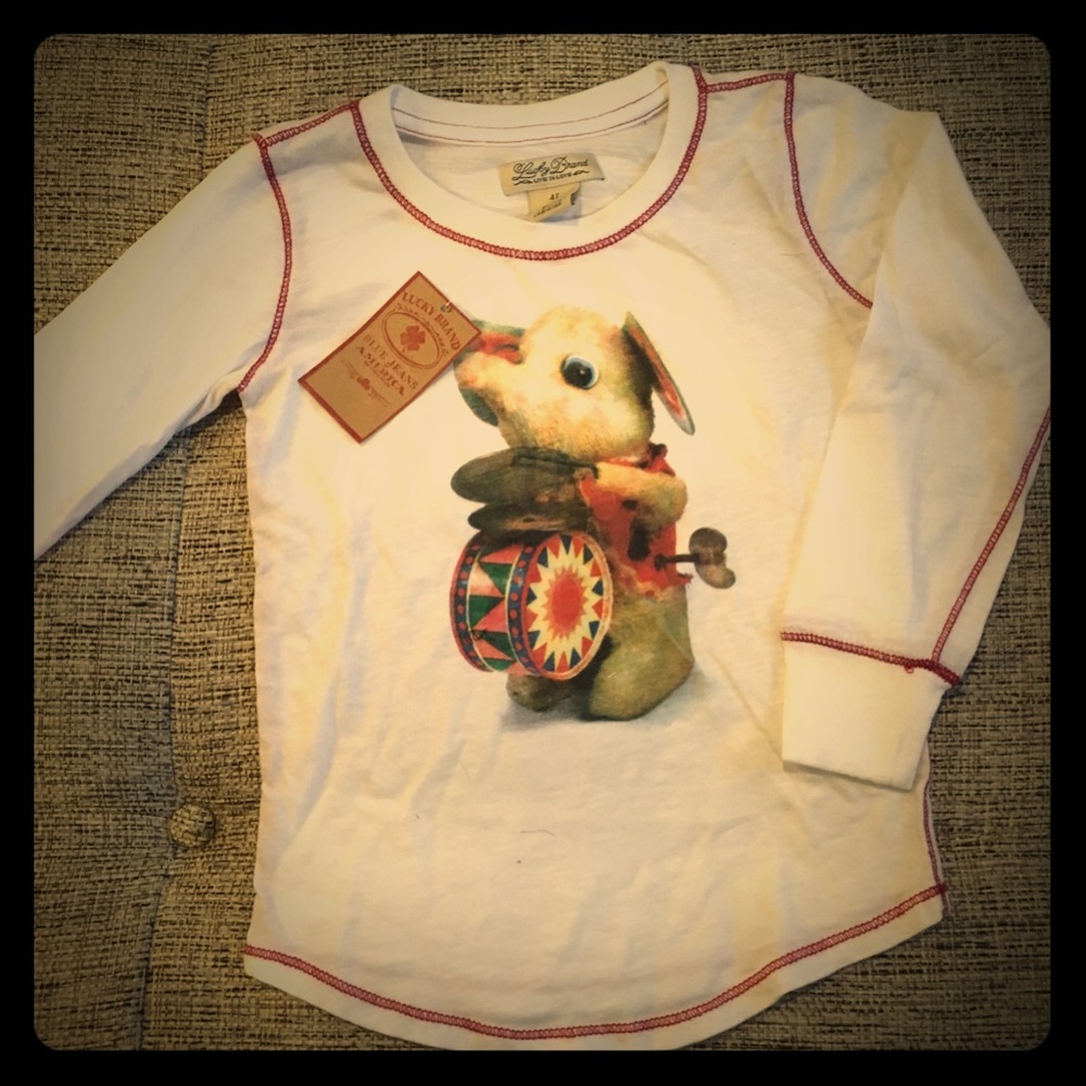 Lucky Brand Kid’s long sleeve print Tee shirt NWT